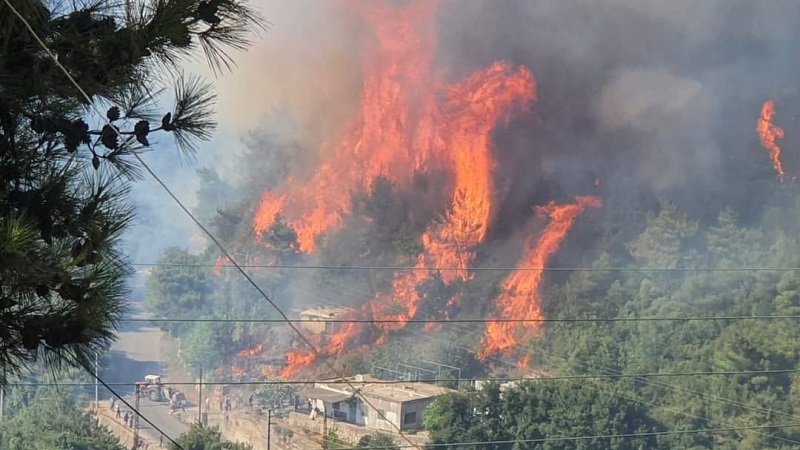حريق في عكار 28.7.2021