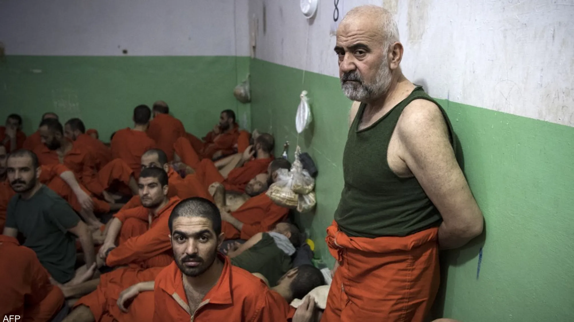 سجناء داعش في سجن غويران