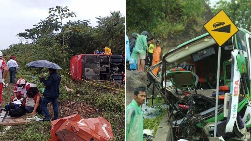 عشرات القتلى والجرحى بين المكسيك وإندونيسيا بحادثتي حافلة
