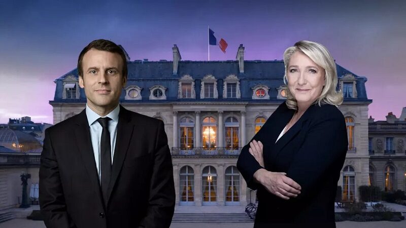 رئاسة فرنسا.. إيمانويل ماكرون و مارين لوبان