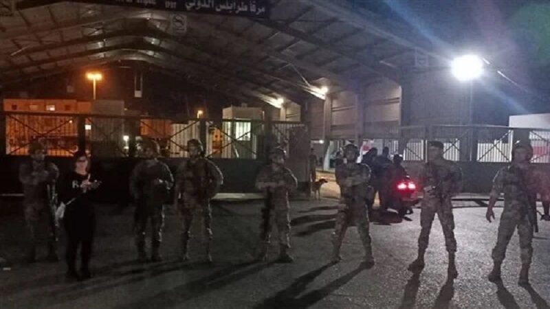 الجيش اللبناني قرب مرفأ طرابلس