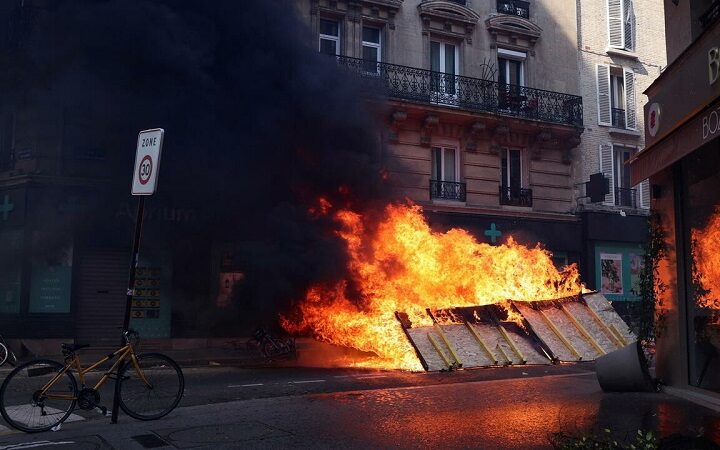 مظاهرات عيد العمال في باريس