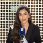 ملكة جمال لبنان تعرض أمام مولوي لمشروعها (فيديو)