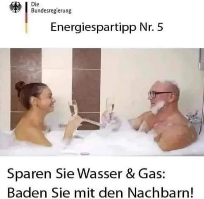 ألمانيا تدعو لـ"الإستحمام مع الجيران" لتوفير المياه والغاز