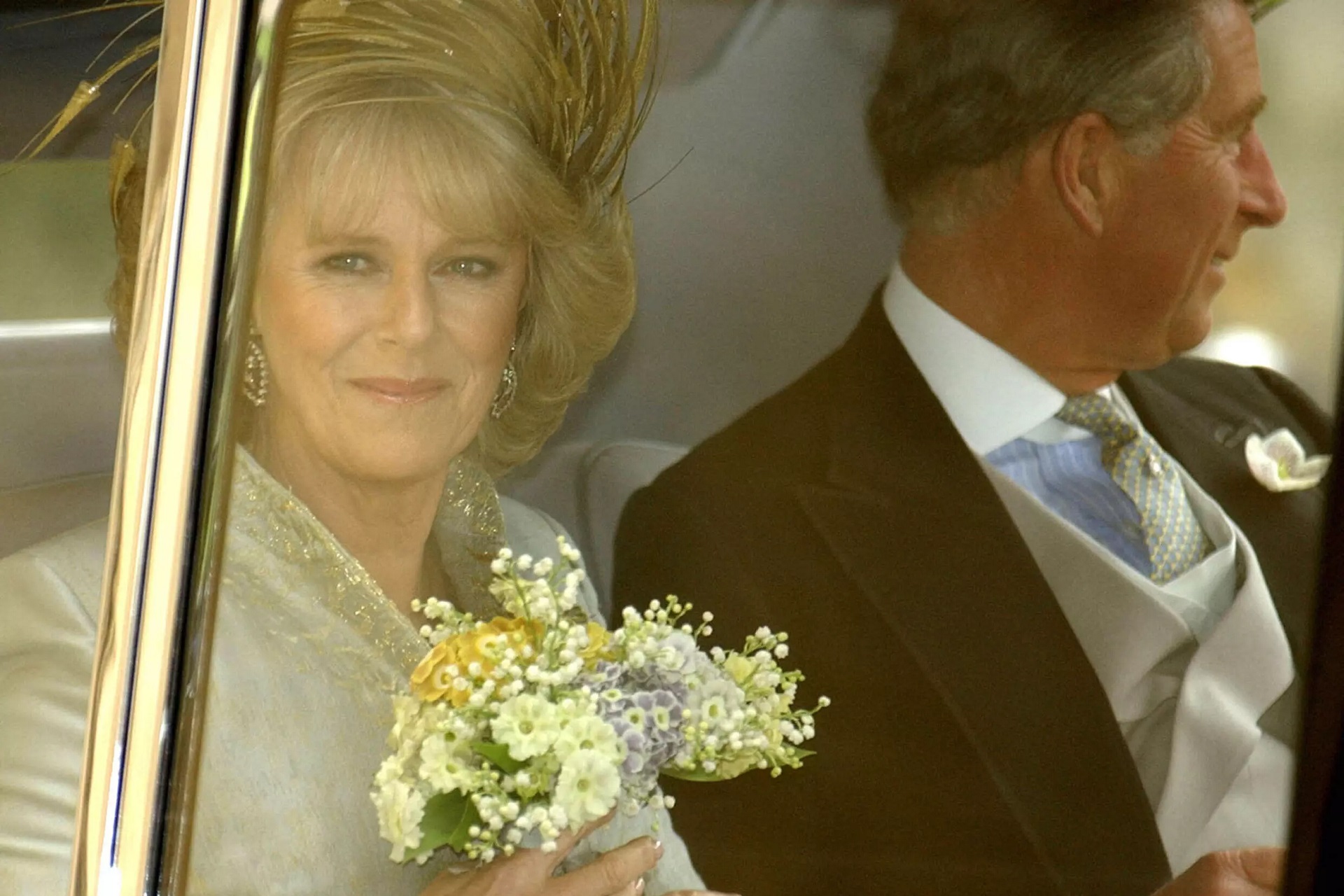 زواج الأمير تشارلز بكاميلا باركر بولز في 9 نيسان 2005 في لندن