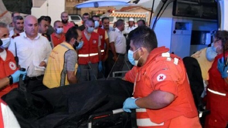 غرق مركب لبناني قبالة شواطئ طرطوس السورية