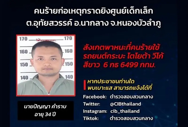 مجزرة مروعة.. قتل عائلته و23 طفلاً في حضانة في تايلند