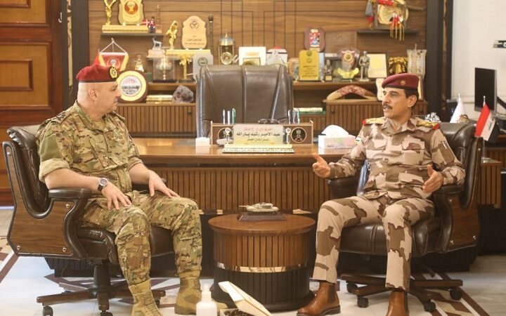 جوزف عون و رئيس أركان الجيش العراقي