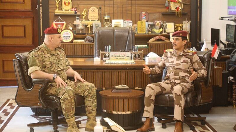 جوزف عون و رئيس أركان الجيش العراقي