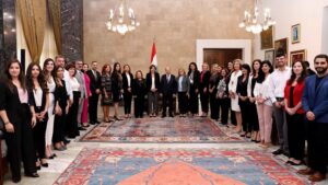 ميشال عون و الهيئة الوطنية لشؤون المرأة اللبنانية