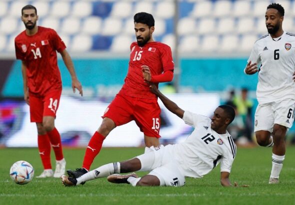 البحرين - الإمارات / كأس الخليج العربي لكرة القدم 2023 في العراق