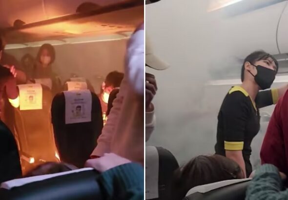 حريق على متن طائرة ركاب متجهة من تايوان إلى سنغافورة