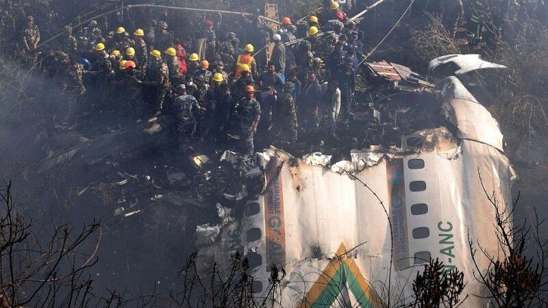 تحطم طائرة مدنية في نيبال