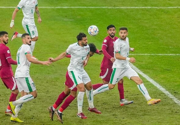 العراق - قطر / كأس الخليج العربي لكرة القدم 2023 في العراق