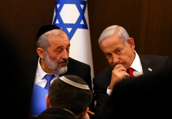بنيامين نتنياهو و أرييه درعي - إسرائيل